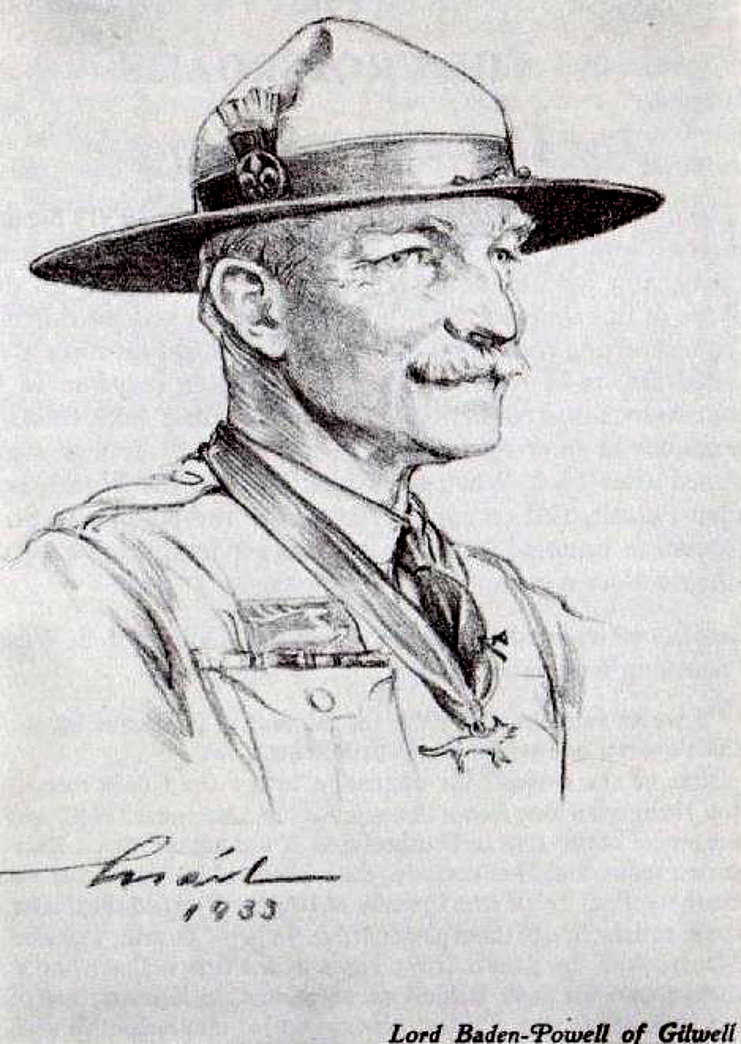 Baden-Powell portré (1933)