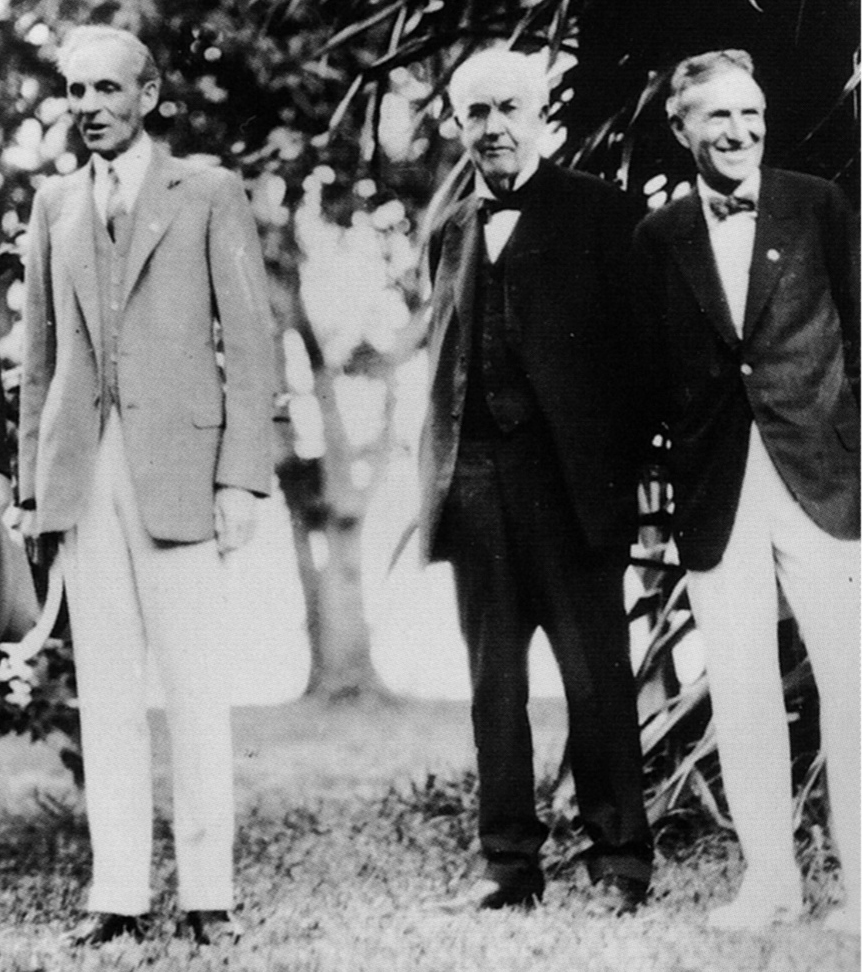 Ford, Edison és Firestone: nagy amerikai feltaláló-triász (1929-ben)